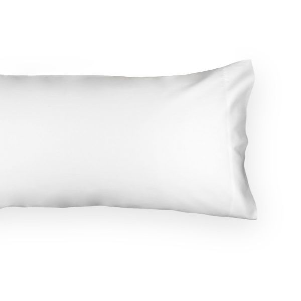 Funda de almohada de algodón satén Ritzi color Blanco