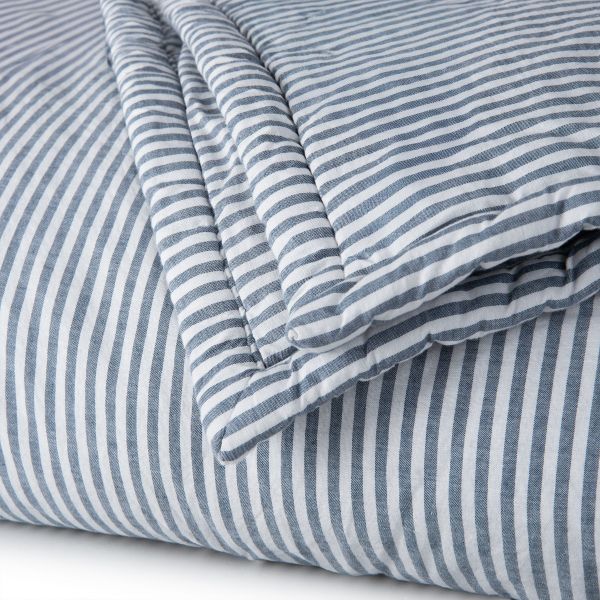 Colcha Algodón - 200 fils Maris Azul