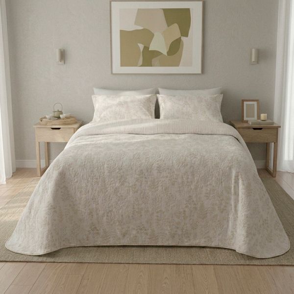 Colcha Algodón acolchada - 300 hilos Bolonya, Cool Barcelona