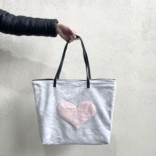 Bolsa de calle Corazón Rosa