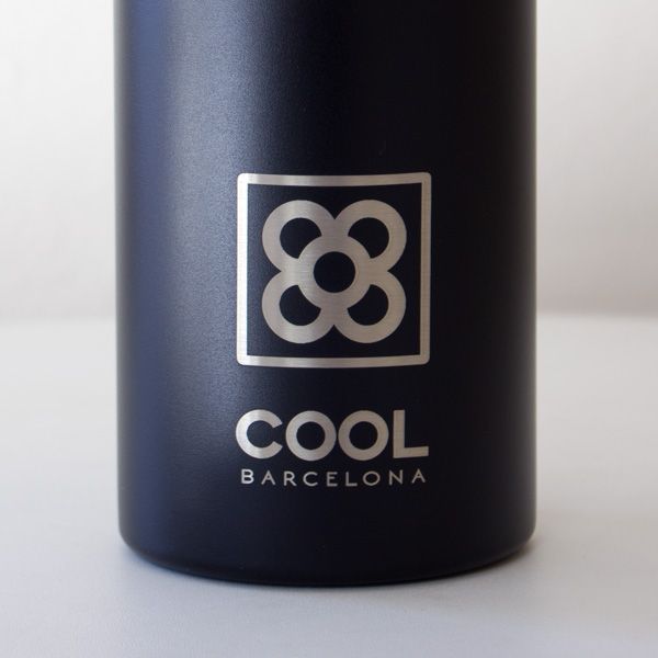 Botella termo Runbott Sport COOL Barcelona 1 litre Negre
