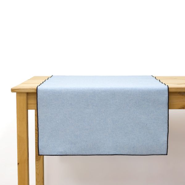 Camí de taula resinat Polo Blau