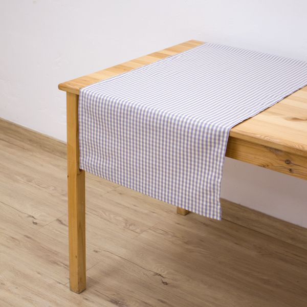 Camí de Taula Smart de Quadres Vichy 50 x 130 cm Malva