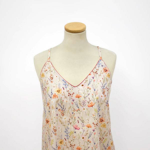 Camisón de tirantes 100% algodón percal 200 hilos Jávea, Cool Barcelona