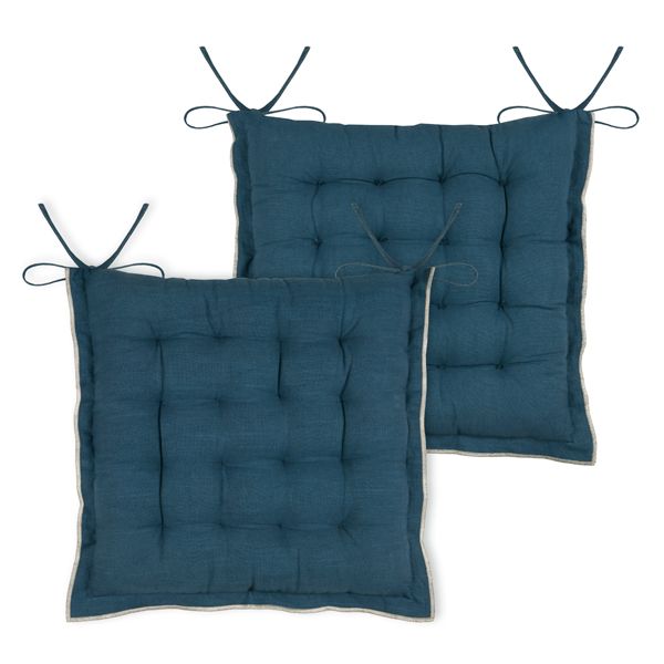 Cojín de silla 38 x 38 cm 100% algodón Helios
