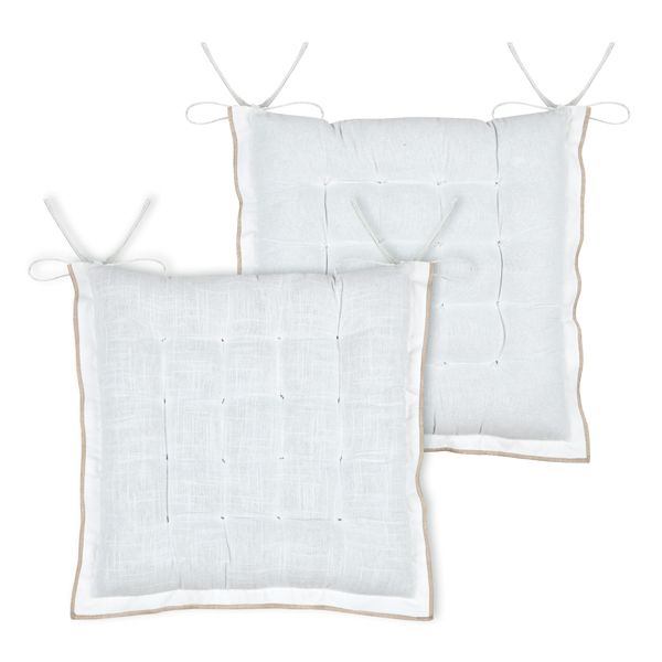 Cojín de silla 38 x 38 cm 100% algodón Helios