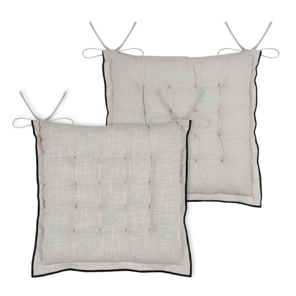 Cojín de silla 38 x 38 cm 100% algodón Helios