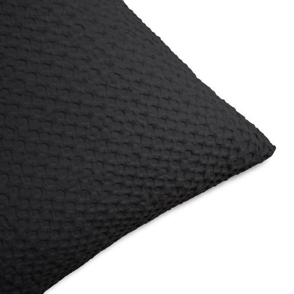 Funda de cuadrante 55 x 55 cm efecto nido de abeja 100% algodón Cork Negro