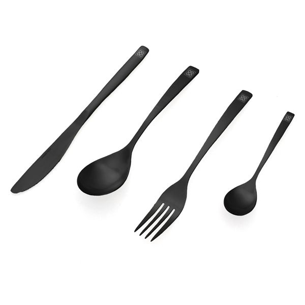 Coberteria d'acer inoxidable Bcn Negre OFERTA