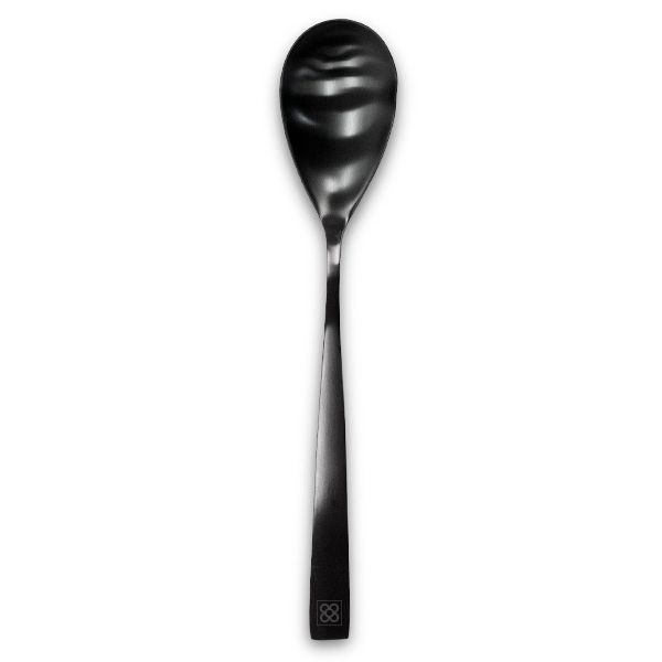 Coberts d'amanida d'acer inoxidable Bcn Negre OFERTA