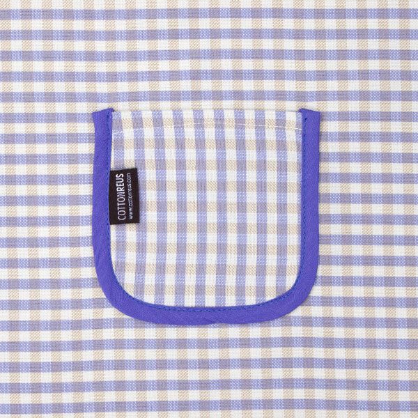 Delantal Infantil Smart de Cuadros Vichy Malva