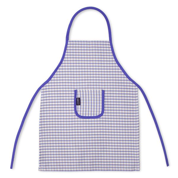 Delantal Infantil Smart de Cuadros Vichy Malva