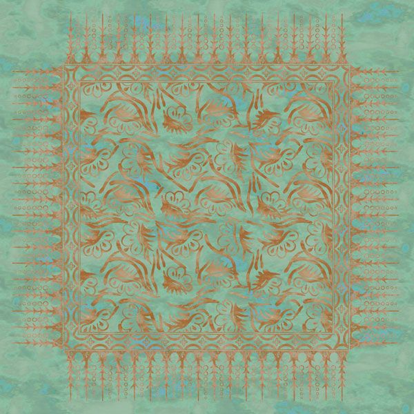 Foulard Multiusos 100% algodón Tortuguero 