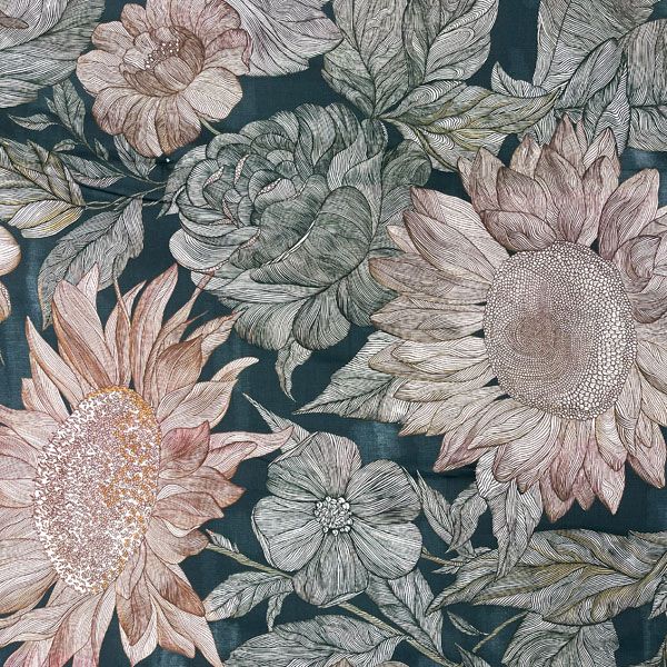 Edredó 100% cotó satí 300 fils Tripflowers