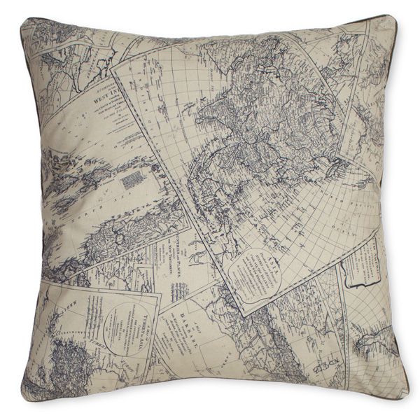 Funda de quadrant 55 x 55 cm 100% cotó Percal 200 fils Cool Barcelona Atlas Caqui