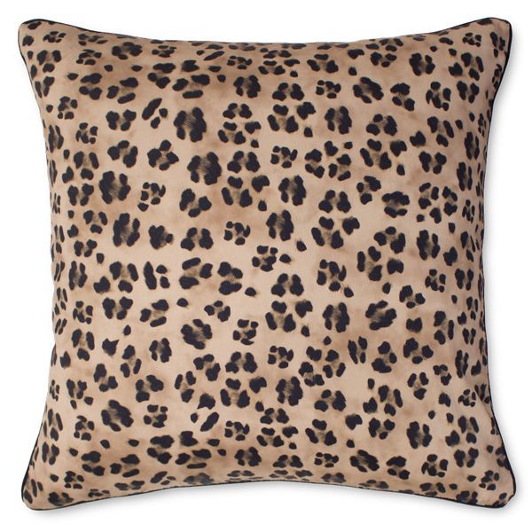 Funda de cuadrante 55 x 55 cm de 100% algodón satén de 300 hilos Leopardo | Cool Barcelona 