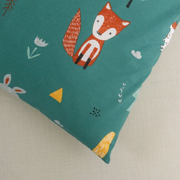 Funda nórdica infantil 100% algodón Balu Verde 