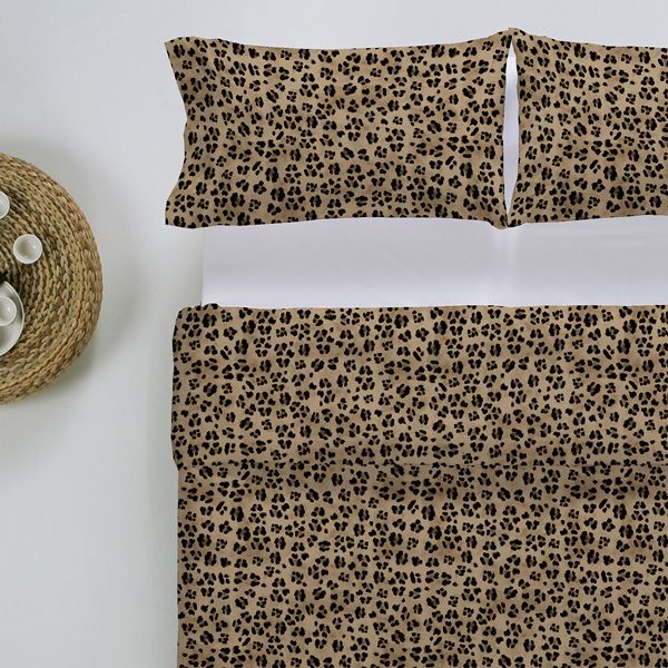 Funda Nórdica 100% Algodón Satén de 300 Hilos Guepard | Cool Barcelona
