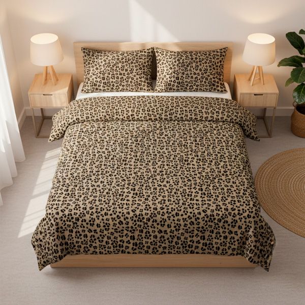 Funda Nòrdica 100% Cotó Setinat de 300 Fils Guepard | Cool Barcelona
