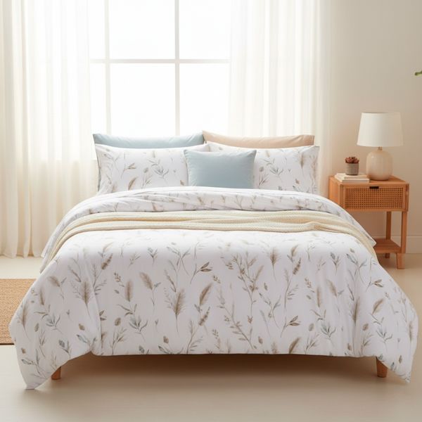 Funda Nórdica 100% Algodón Satén de 300 Hilos Vielha | Cool Barcelona