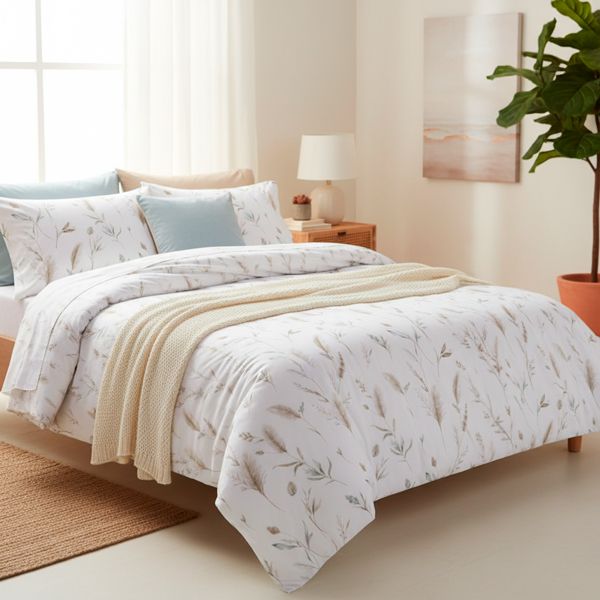 Funda Nórdica 100% Algodón Satén de 300 Hilos Vielha | Cool Barcelona