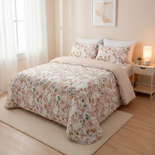 Colcha Algodón acolchada - 200 hilos Genova, Cool Barcelona