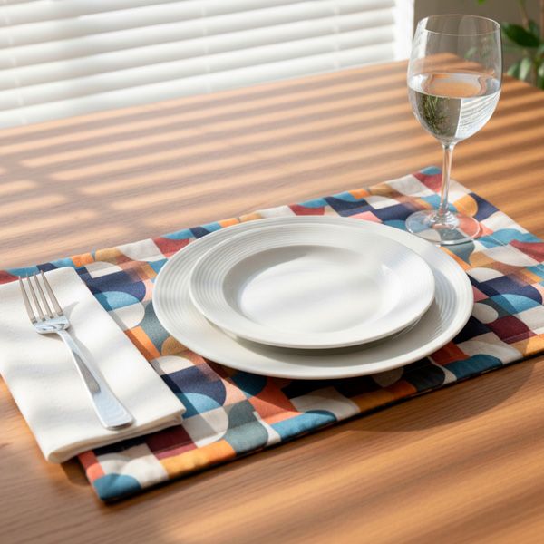 Individual de taula 35 x 45 cm doble cara Retro Petit