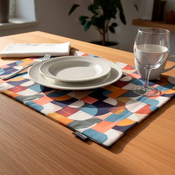 Individual de taula 35 x 45 cm doble cara Retro Petit