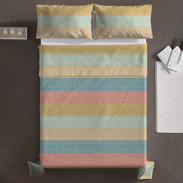 Juego de Cama 100% Algodón Percal 200 Hilos – Arreu | Cool Barcelona