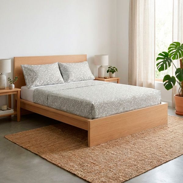 Juego de sábanas 100% Algodón 2 piezas - 300 hilos Florencia, Cool Barcelona