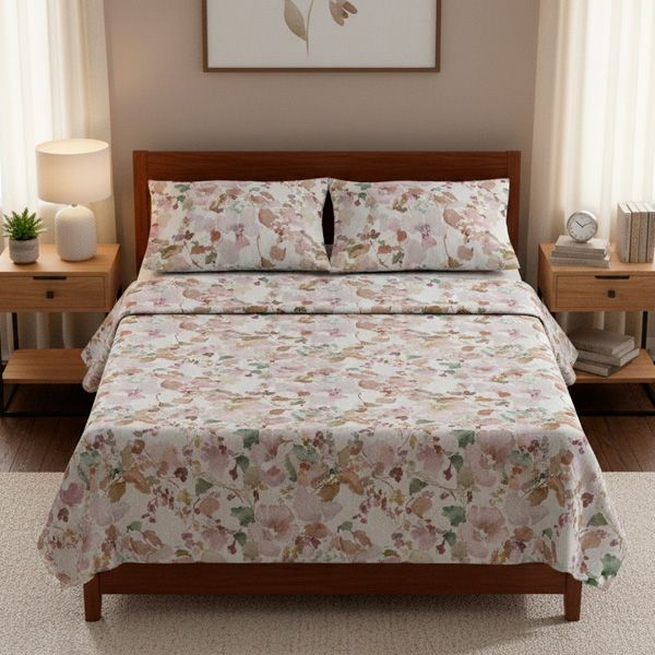 Juego de sábanas 100% Algodón 2 piezas - Genova, Cool Barcelona