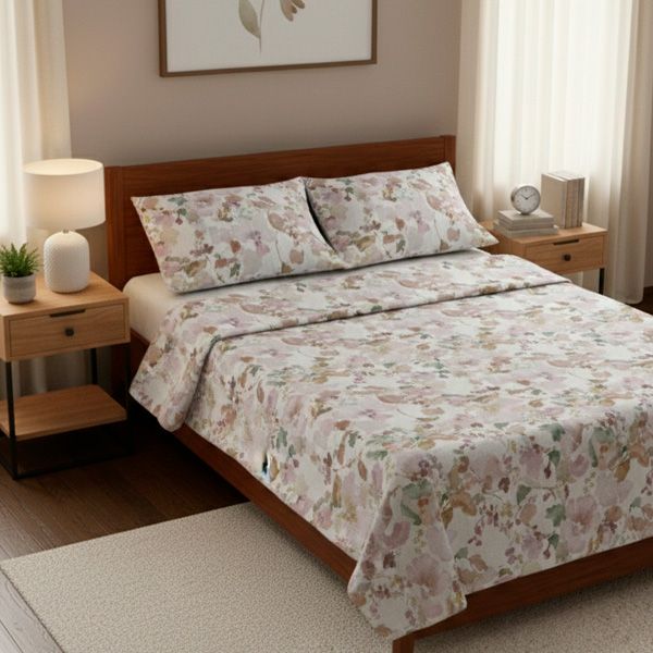 Juego de sábanas 100% Algodón 2 piezas - Genova, Cool Barcelona