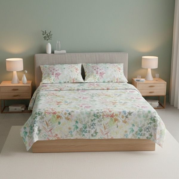 Juego de sábanas 100% Algodón 2 piezas - Siracusa, Cool Barcelona