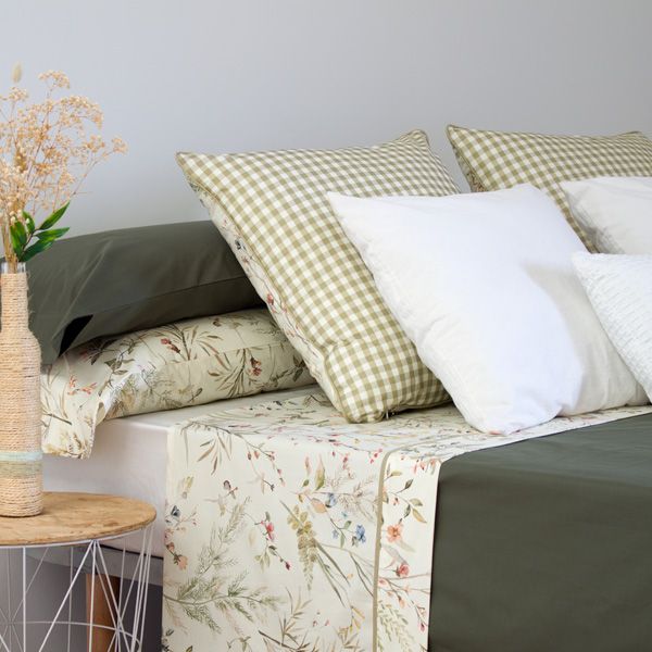 Juego de cama 2 piezas 100% algodón Percal 200 hilos Vedat, Cool Barcelona 