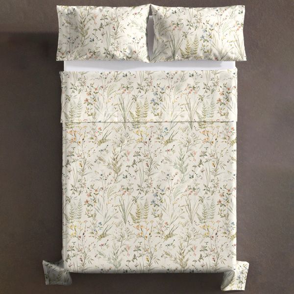 Juego de cama 2 piezas 100% algodón Percal 200 hilos Vedat, Cool Barcelona 