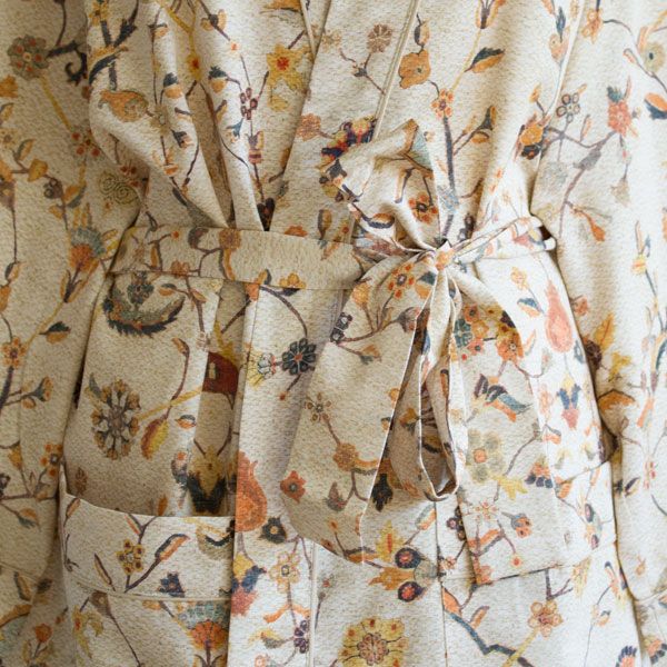 Kimono 100% algodón satén de 300 hilos Bolvir