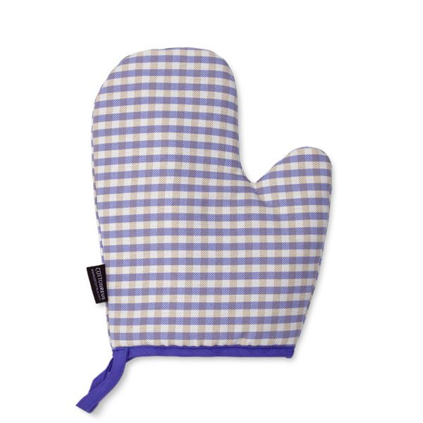Manyopla de Cuina Smart de Quadres Vichy Malva