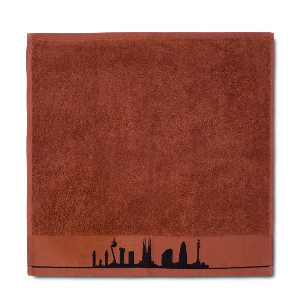 Paño de cocina 100% algodón Skyline Barcelona