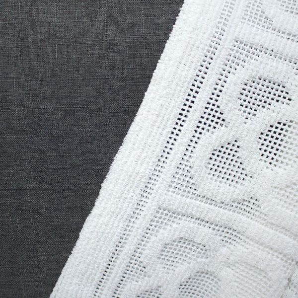 Plaid de ganxet 130 x 170 cm Panot Bcn Blanc