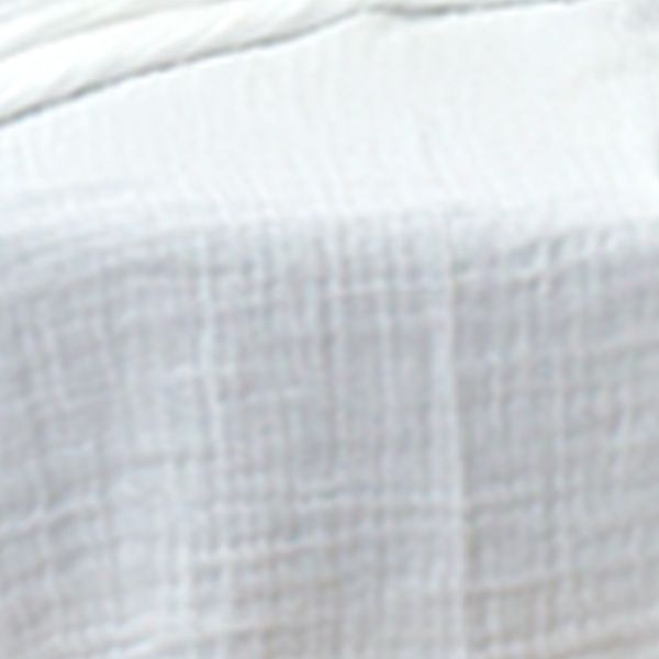 Plaid lleuger 130 x 170 cm 100% cotó Eivissa Blanc
