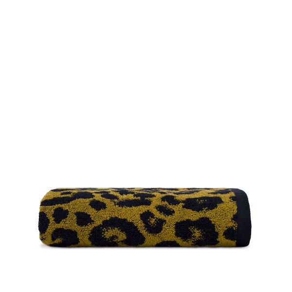 Tovallola lavabo 100% cotó Lleopard Ocre