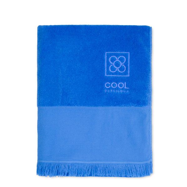 Tovallola de platja 90 x 160 cm de ris 100% cotó Stone Wash Cool Barcelona