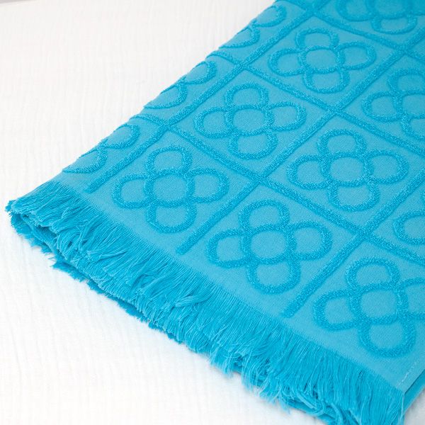 Toalla/pareo de playa 100 x 180 cm 100% algodón Flor de Bcn