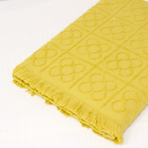 Toalla/pareo de playa 100 x 180 cm 100% algodón Flor de Bcn
