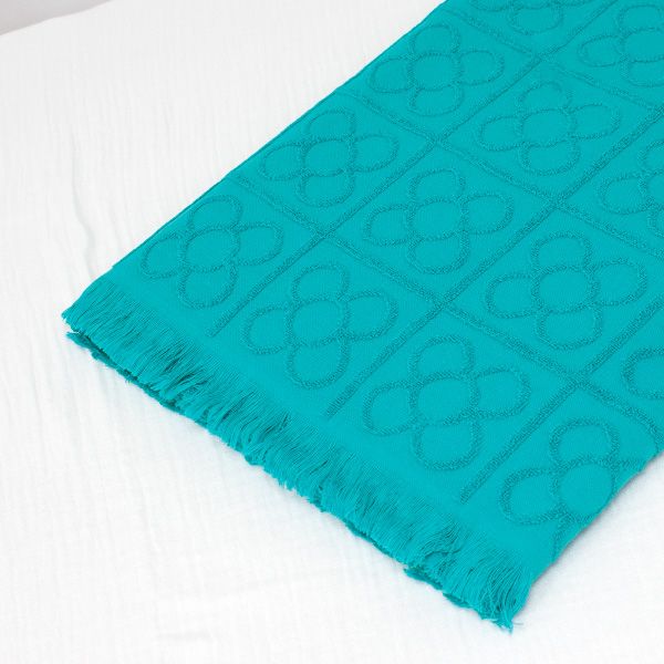 Toalla/pareo de playa 100 x 180 cm 100% algodón Flor de Bcn