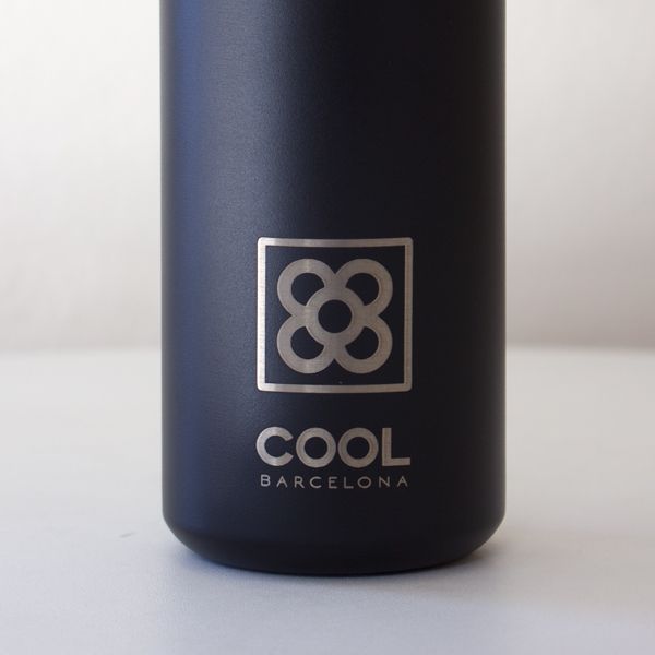 Vas termo Runbott Cup Cool Barcelona 35 cl Negre