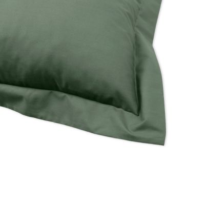 Funda de cuadrante de 55 x 55 cm 100% algodón Percal 200 hilos Caqui