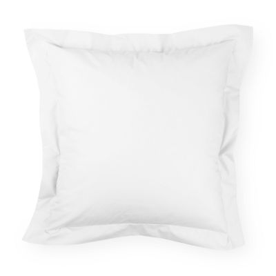 Funda de cuadrante de 55 x 55 cm 100% algodón Percal 200 hilos Blanco