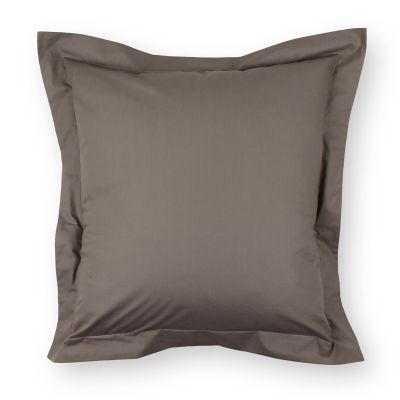 Funda de cuadrante de 55 x 55 cm 100% algodón Percal 200 hilos Visón