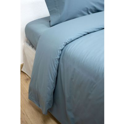 Funda nórdica 1 pieza 100% algodón Percal 200 hilos Sage